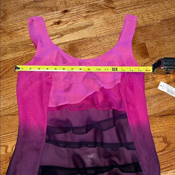 JCPenney Pink and Purple Ombre Tank Top - Picture 4 of 9